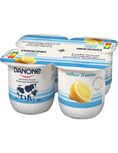 YOGUR SABOR LIMON DANONE X4