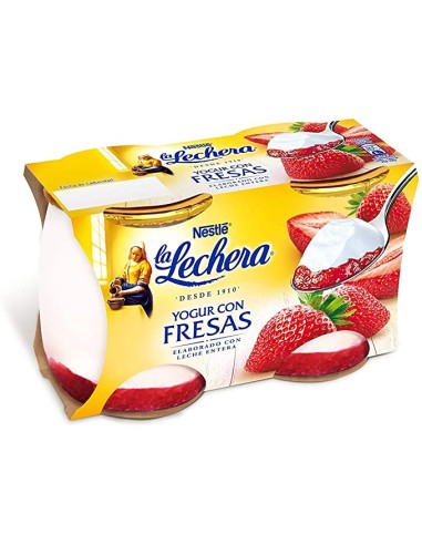 YOGURT CON FRESAS LA LECHERA 2 UNI