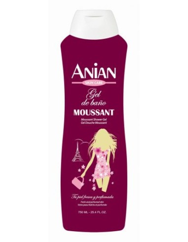 ANIAN GEL BAÑO 750ML.MOUSSANT