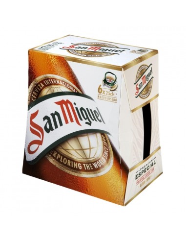 CERVEZA SAN MIGUEL PK-6 250 ML