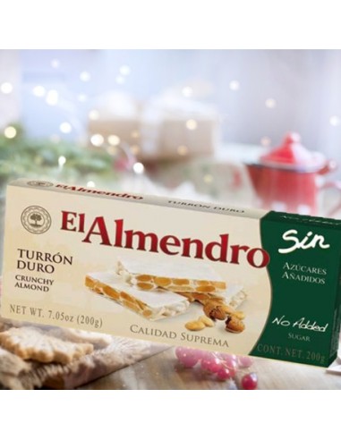 EL ALMENDRO TURRON S/AZUC DURO 200 GRS