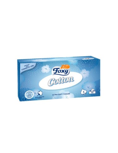 PAÑUELOS FOXY TISU CAJA 90 SENS 3 CAPAS