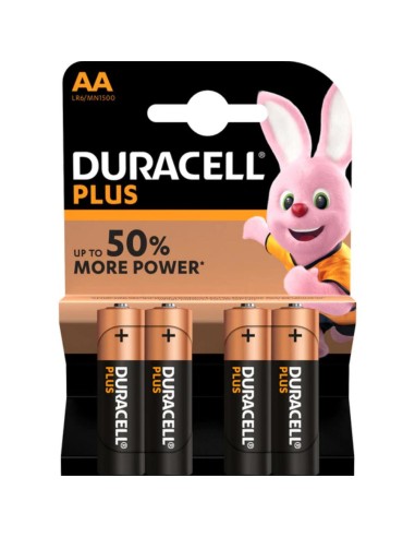 PILAS DURACELL PLUS LR-6 PK-4/