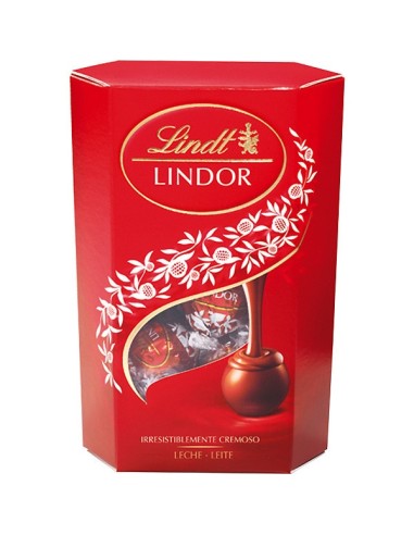 BOMBONES LINDOR LECHE 337 GRA.