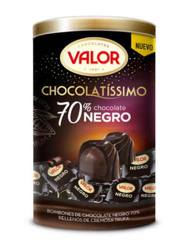 BOMBONES VALOR CHOCOLATISIMO NEGRO 250 G