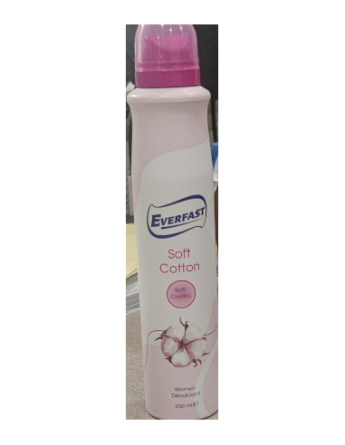 DEO. EVERFAST SPRAY SOFT COTTON  250 ML