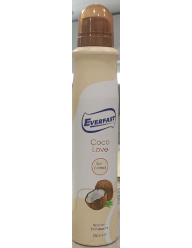 DEO. EVERFAST SPRAY  COCO 250 ML