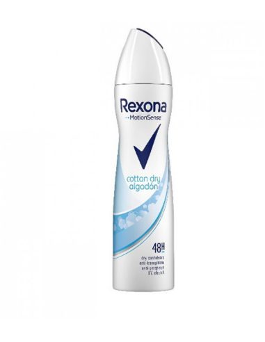 DEO. REXONA SPRAY 72 HORAS ALGODOM 200 ML.