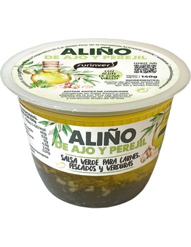 ALIÑO SURINVER AJO, PEREJIL Y ACEITE 140