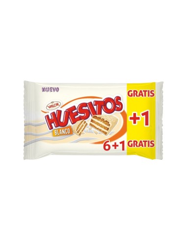 CHOCOLATINAS HUESITOS CHCTE. BLANCO PK-6