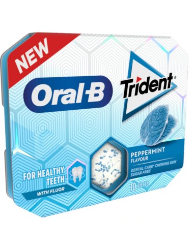 TRIDENT ORAL-B PEPPERMINT FLAVOUR 10UN