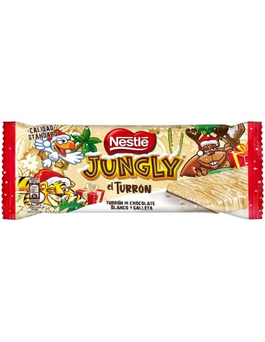 TURRON JUNGLY CHOCO-BLANCO 232 GRS