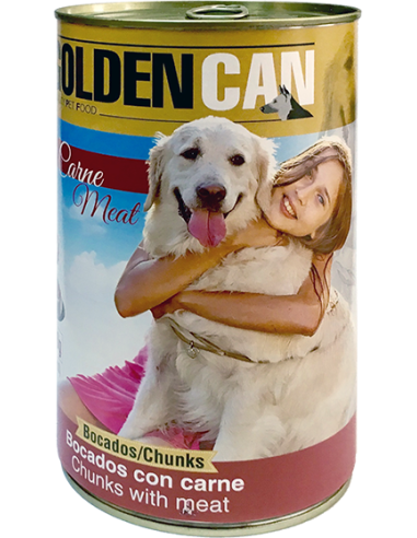 COMIDA PERROS CARNE GOLDEN CAN LATA 1240 GR. 