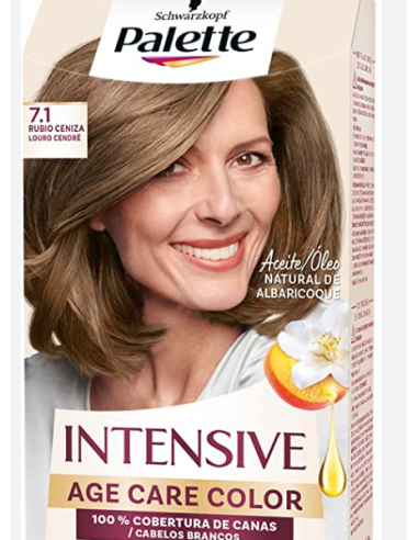 PALETTE INTENSIVE AGE CARE COLOR TINTE N.7,1 RUBIO CENIZA