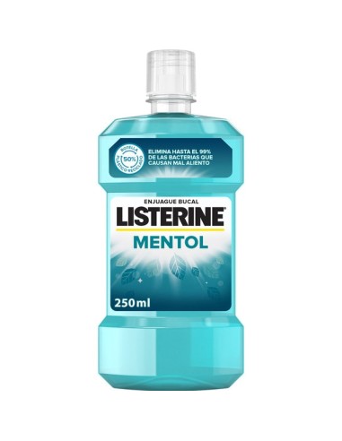 LISTERINE ENJUAGUE 250ML.MENTOL