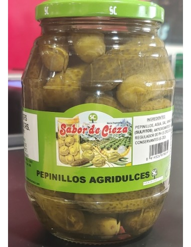 PEPINILLO AGRIDULDE TARRO 1000 SABOR DE CIEZA 