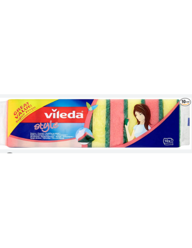 VILEDA ESTROPAJOS FOAM SCOURER STYLE 10 UNID.