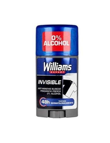 WILLIAMS DESOD STICK 75ML.INVISIBLE