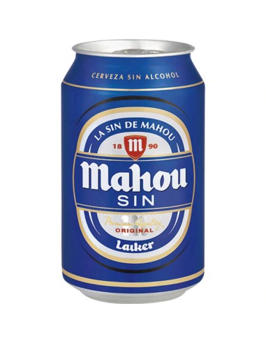 CERVEZA MAHOU SIN ALCOHOL LATA 330 ML