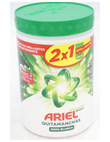 ARIEL QUITAMANCHAS BOTE 1KG ROPA BLANCA 