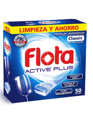 FLOTA LAVAVAJILLAS 50 PASTILLAS 