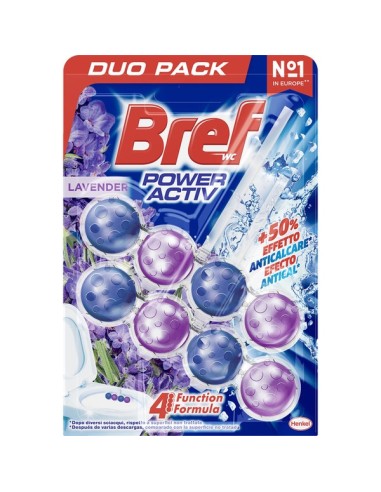 BREF WC POWER ACTIV APARATO(BOLAS ) DUPLO LAVANDA