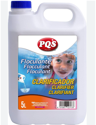 CLARIFICADOR AGUA PISCINAS PQS GARRAFA 5