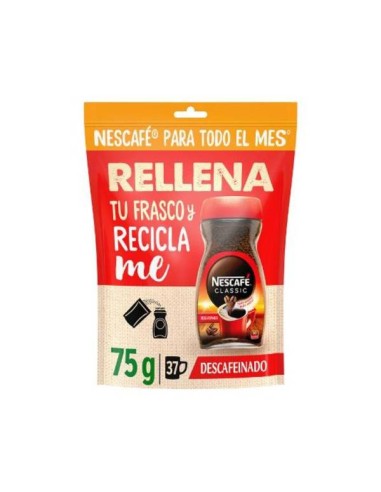 CAFE SBLE NESCAFE DESCAF BOLSA 75 GRS