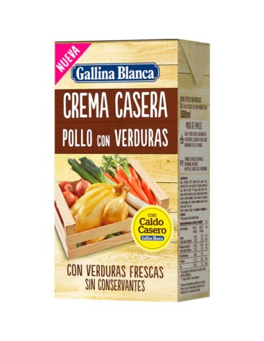 CREMAS G.BLANCA POLLO VERDURA 500 ML