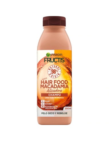 FRUCTIS CHAMPU HAIR FOOD MACADAMIA 350