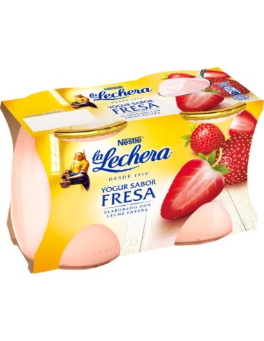 YOGURT SABOR FRESA LA LECHERA X 2