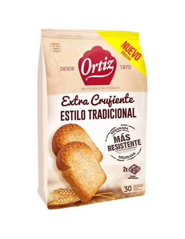 PAN ORTIZ TOSTADO TRADICIONAL 30 UND. 32