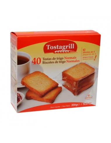 PAN TOSTAGRILL TOSTADO CAJA 40 UND. 300