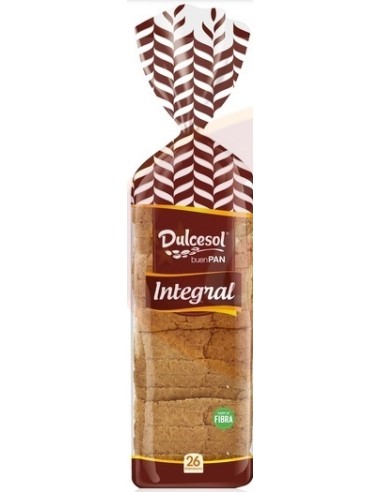 PAN DE MOLDE INTEGRAL 820 GR DULCESOL