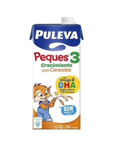 LECHE PULEVA PEQUES-3 CEREALES BRIK 1LT