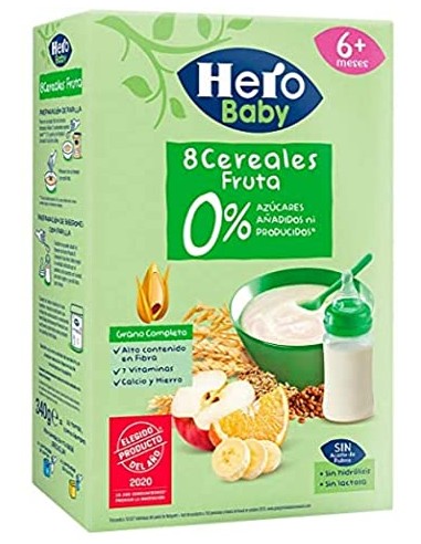 PAPILLA HERO CEREALES Y FRUTAS 340 GRS