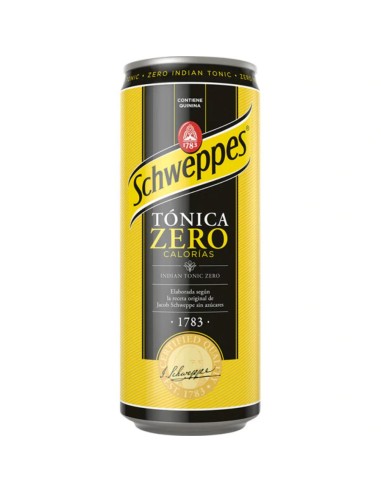 SCHWEPPES TONICA ZERO LATA 33 CL