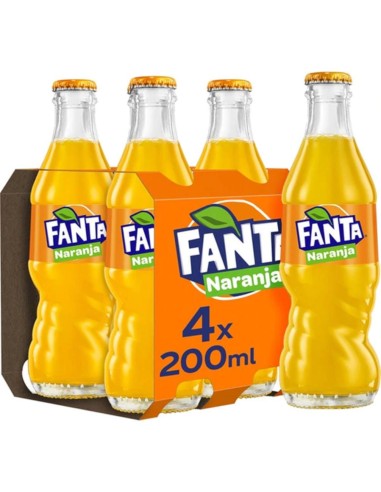 FANTA NARANJA CRISTAL 20 CL PK-4