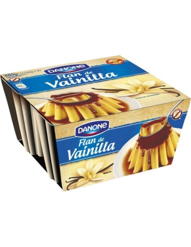 DANET FLAN DE VAINILLA X 4