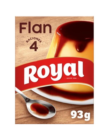 FLAN ROYAL SENCILLO 4 RACCIONES 93 GR.