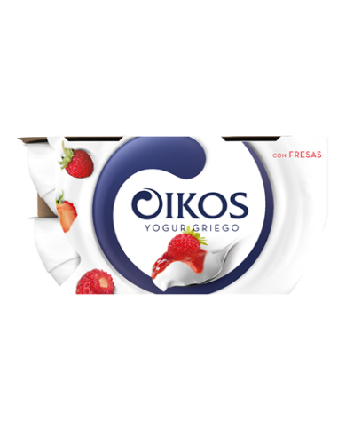 OIKOS SABOR FRESAS X4