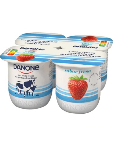 YOGUR SABOR FRESA DANONE X4