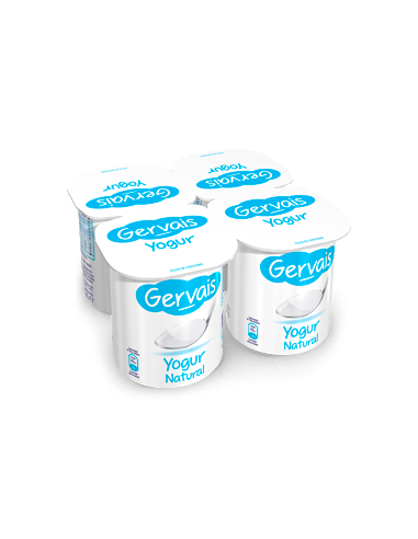 GERVAIS YOGUR NATURAL X 4