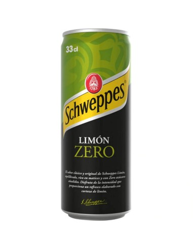 SCHWEPPES LIMON ZERO BOTE 330 CL.