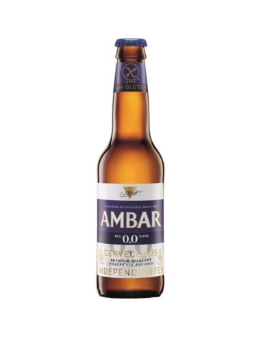 CERVEZA AMBAR CELIACOS TRIPLE 0   BOT. 25  CL PACK-6