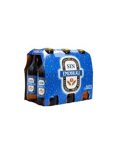 CERVEZA EMDBRAU 250 ML 0,0 PACK-6