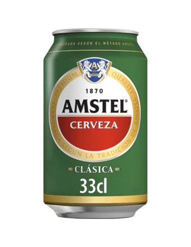 CERVEZA AMSTEL CLASICA LATA 330 ML