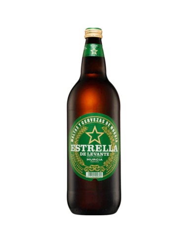 CERVEZA ESTRELLA LEVANTE 1 LT. S RETORNO