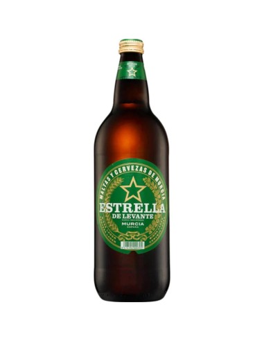 CERVEZA ESTRELLA LEVANTE 1 LT. S.RETORNO