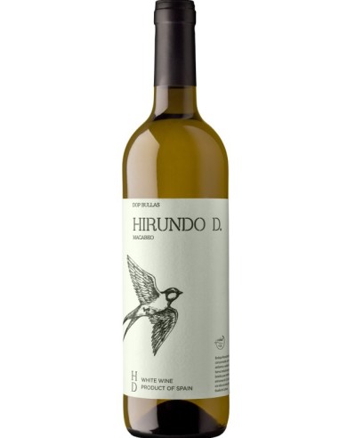 VINO BLANCO HIRUNDO MACABEO  ECOLOGICO